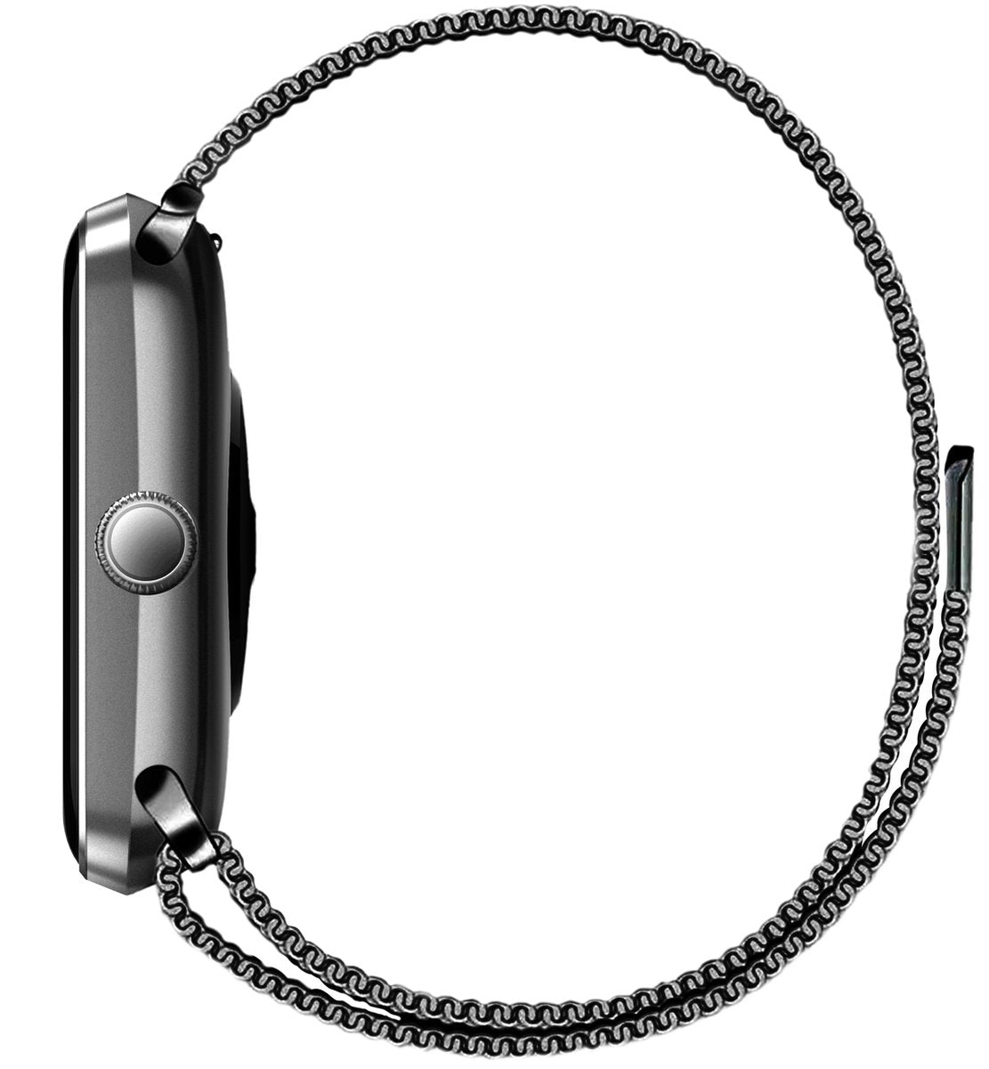 FITNOVA Magnetische Milanese Band - Zwart