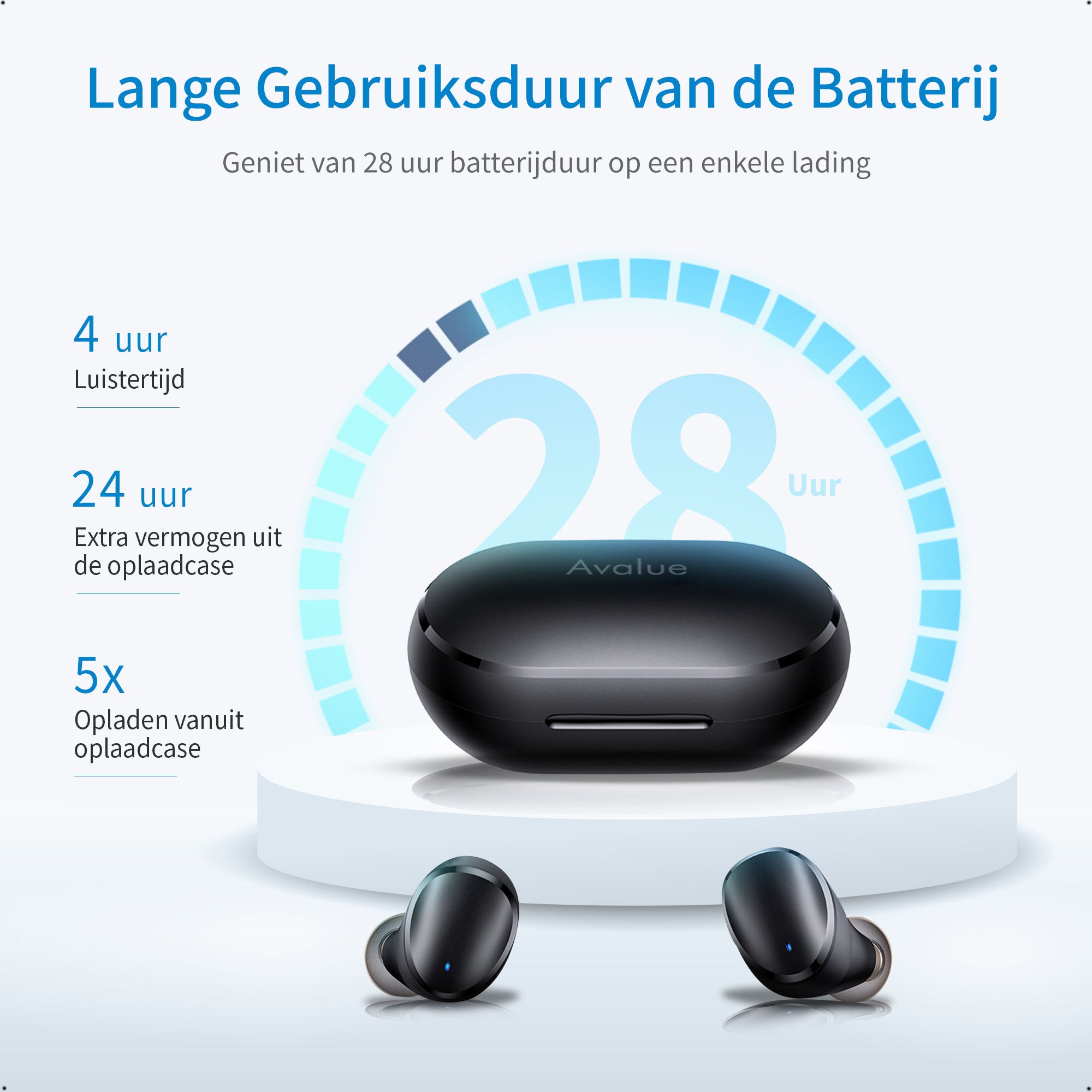 Avalue Draadloze Oordopjes