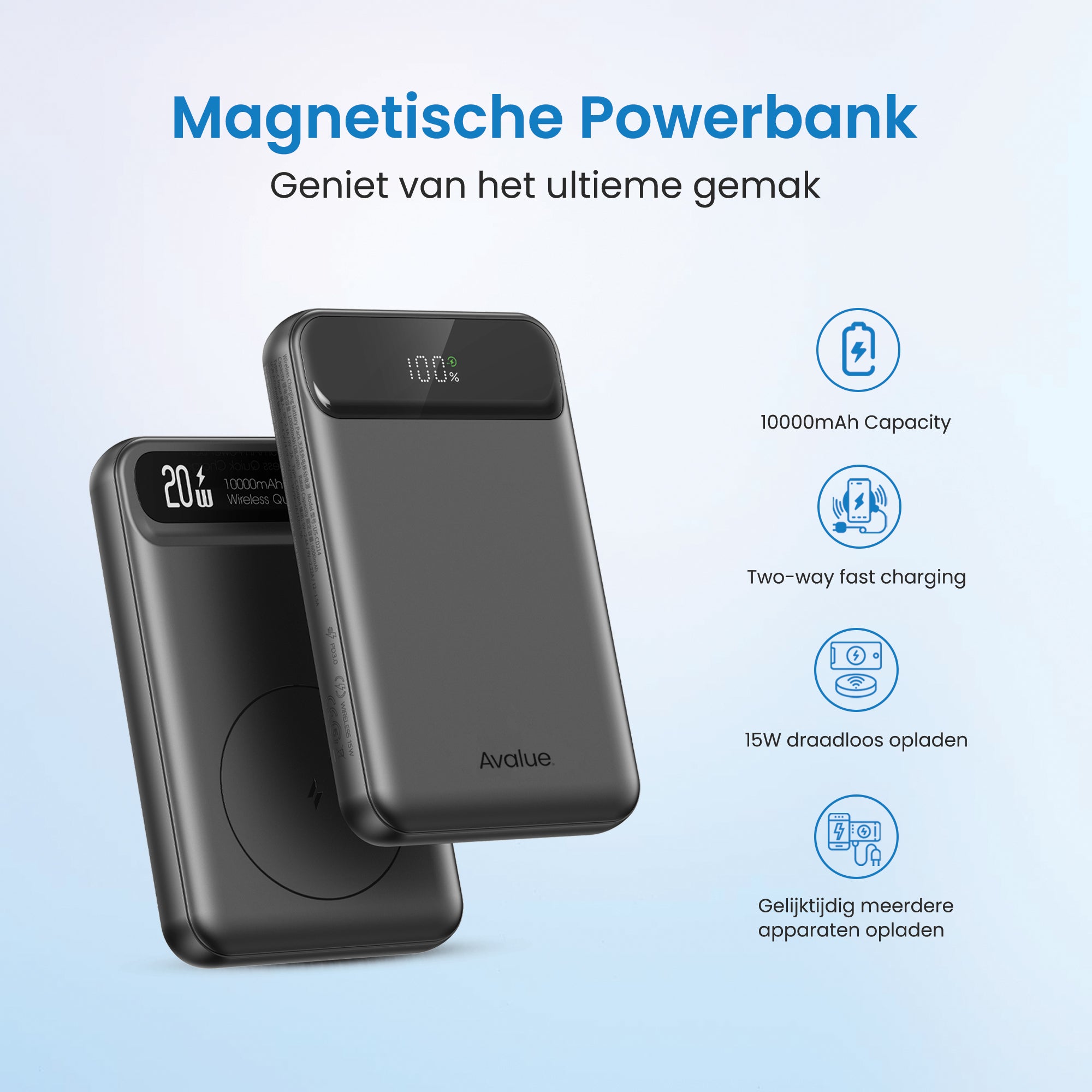 Avalue 10,000 mAh MagSafe Powerbank