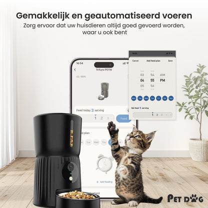 PetDog WIFI Automatische Voerbak met Camera & App