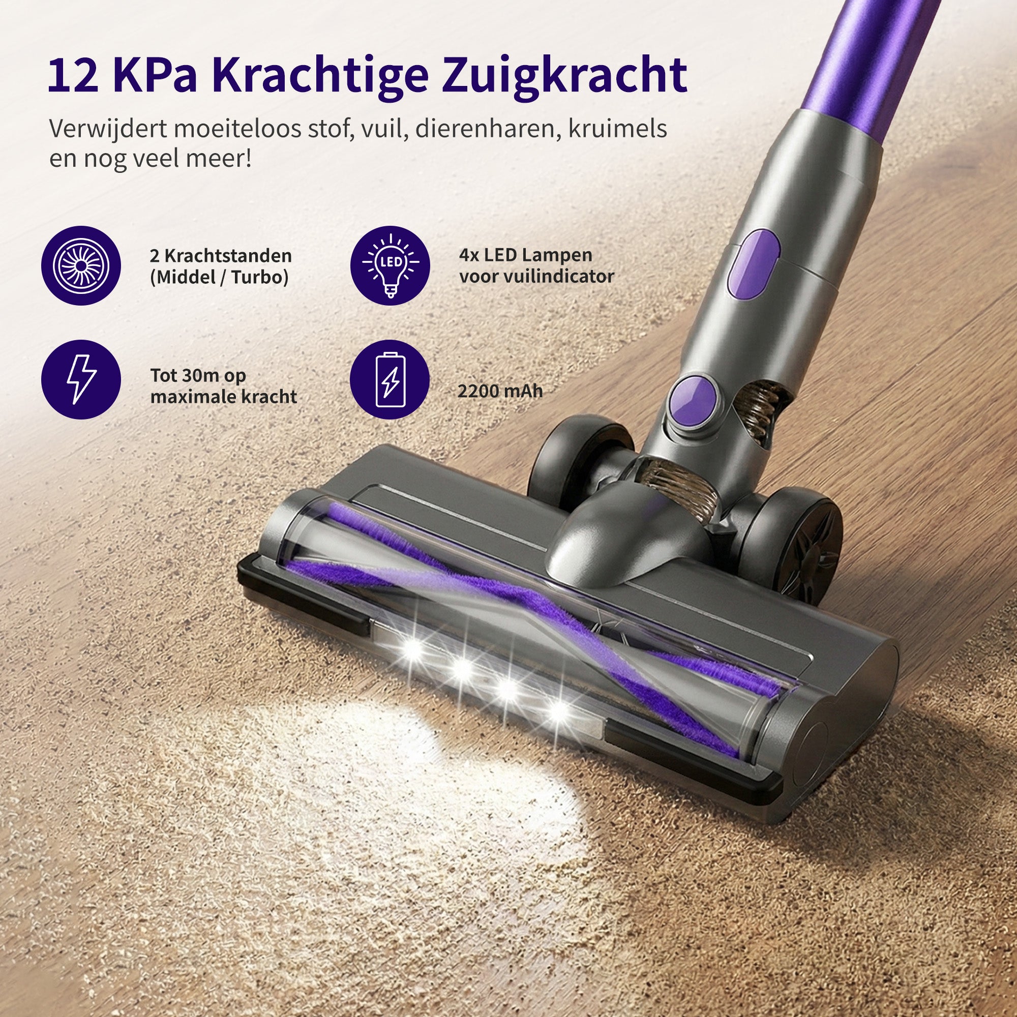 Avalue 6-in-1 Draadloze Stofzuiger