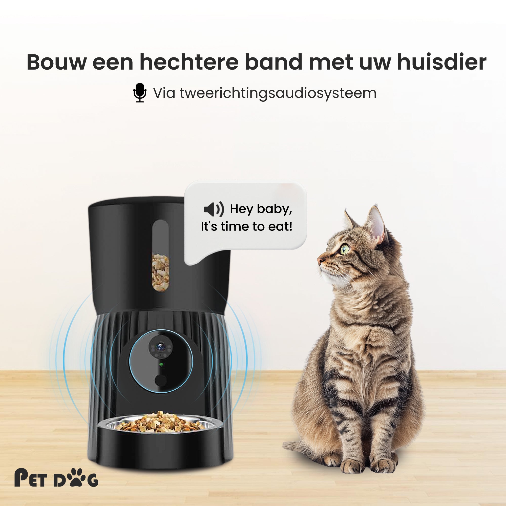 PetDog WIFI Automatische Voerbak met Camera & App