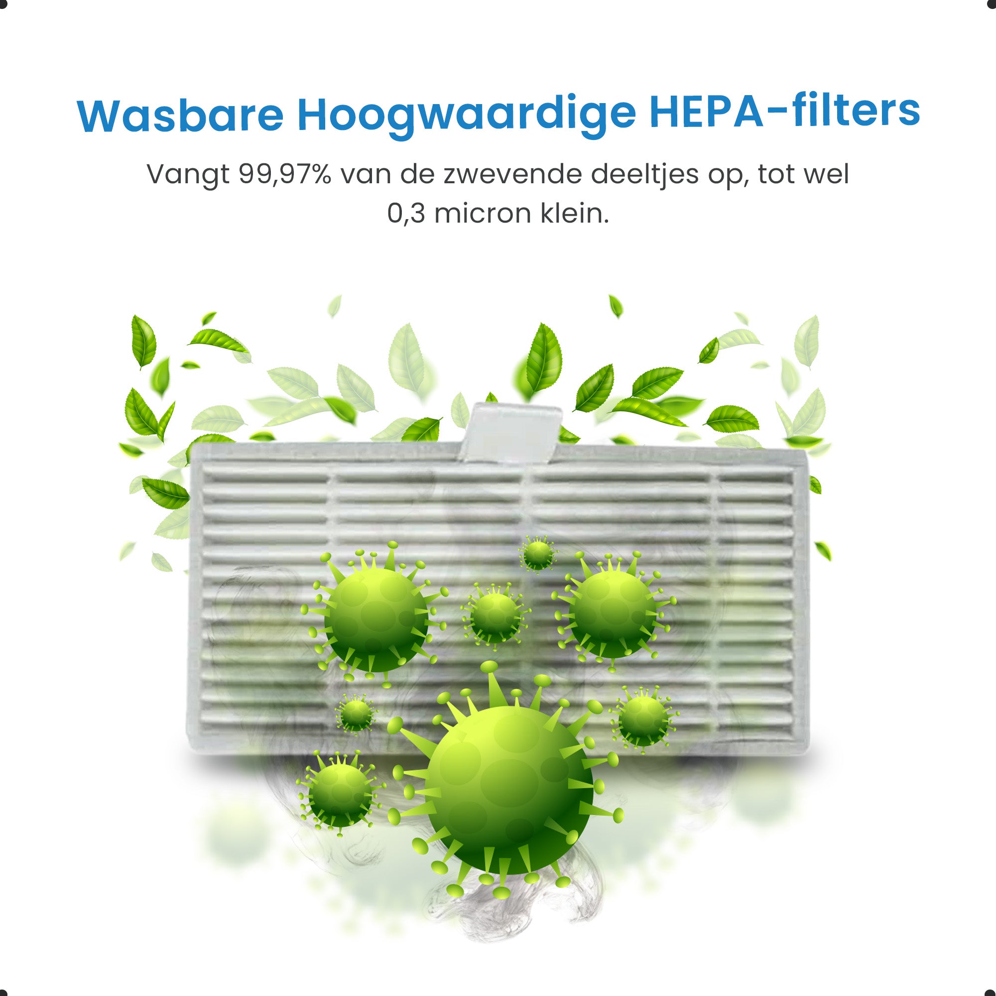 Avalue Robotstofzuiger Accessoires Kit (Filter, Borstel & Pads)