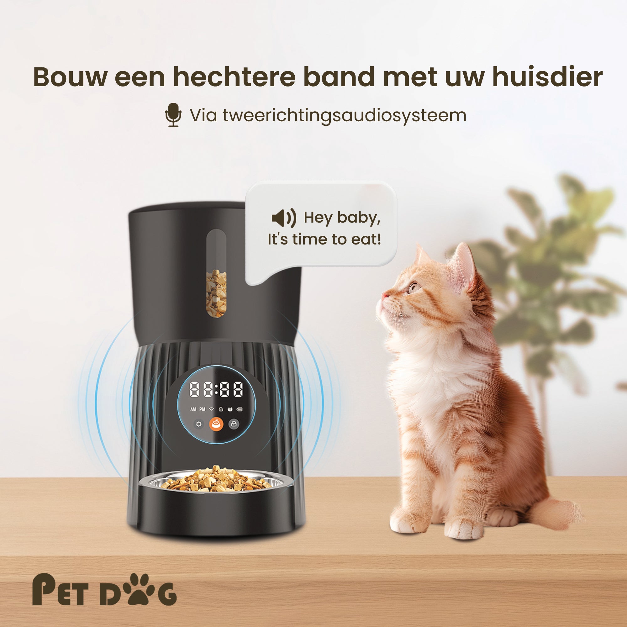 PetDog WIFI Automatische Voerbak met App