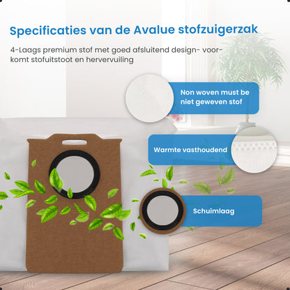 Avalue Robotstofzuiger Zakken - 5 Stuks