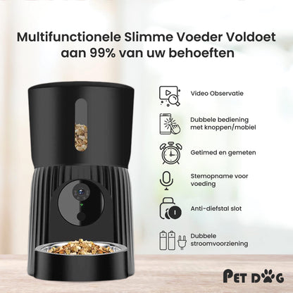 PetDog WIFI Automatische Voerbak met Camera & App