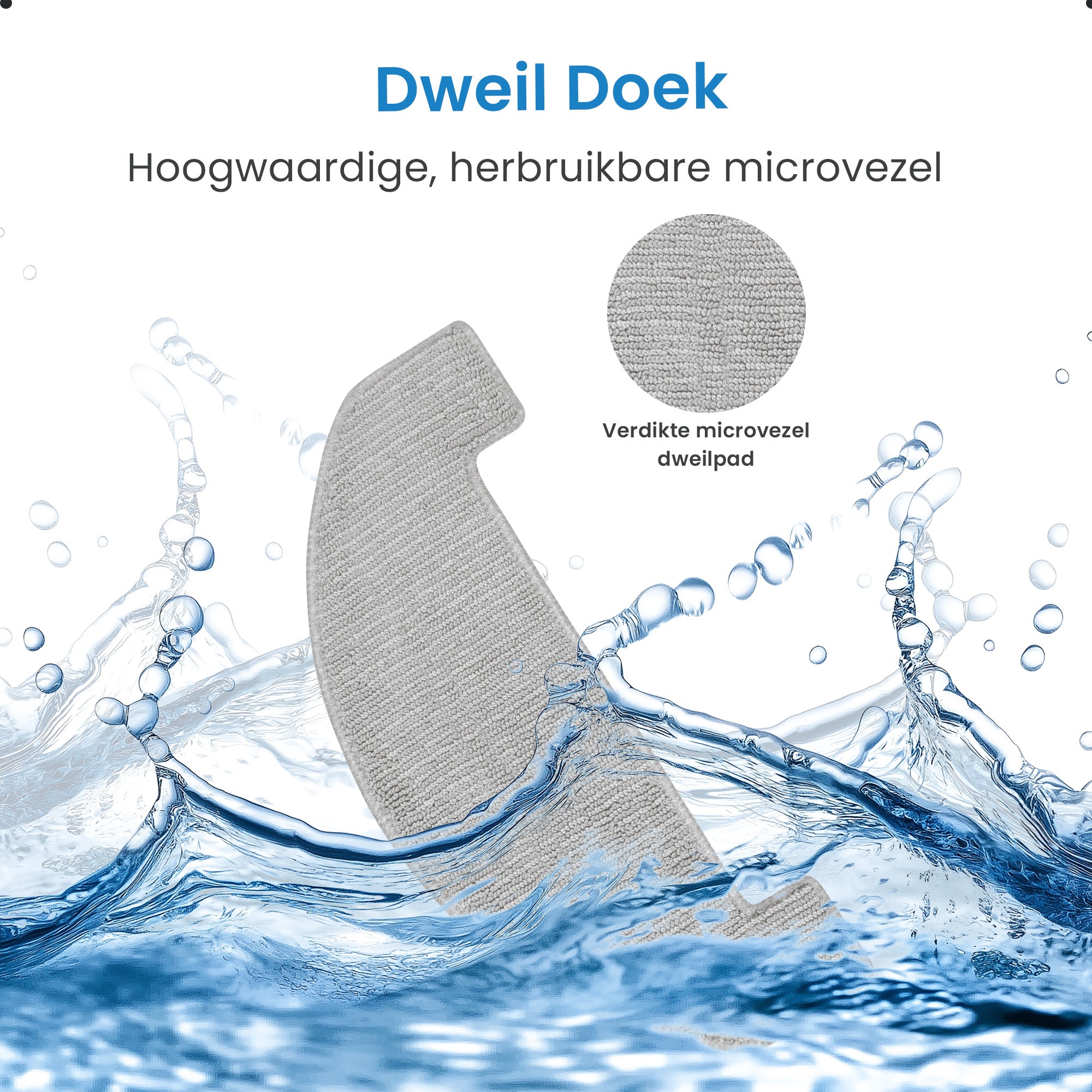 Avalue Robotstofzuiger Accessoires Kit (Filter, Borstel & Pads)