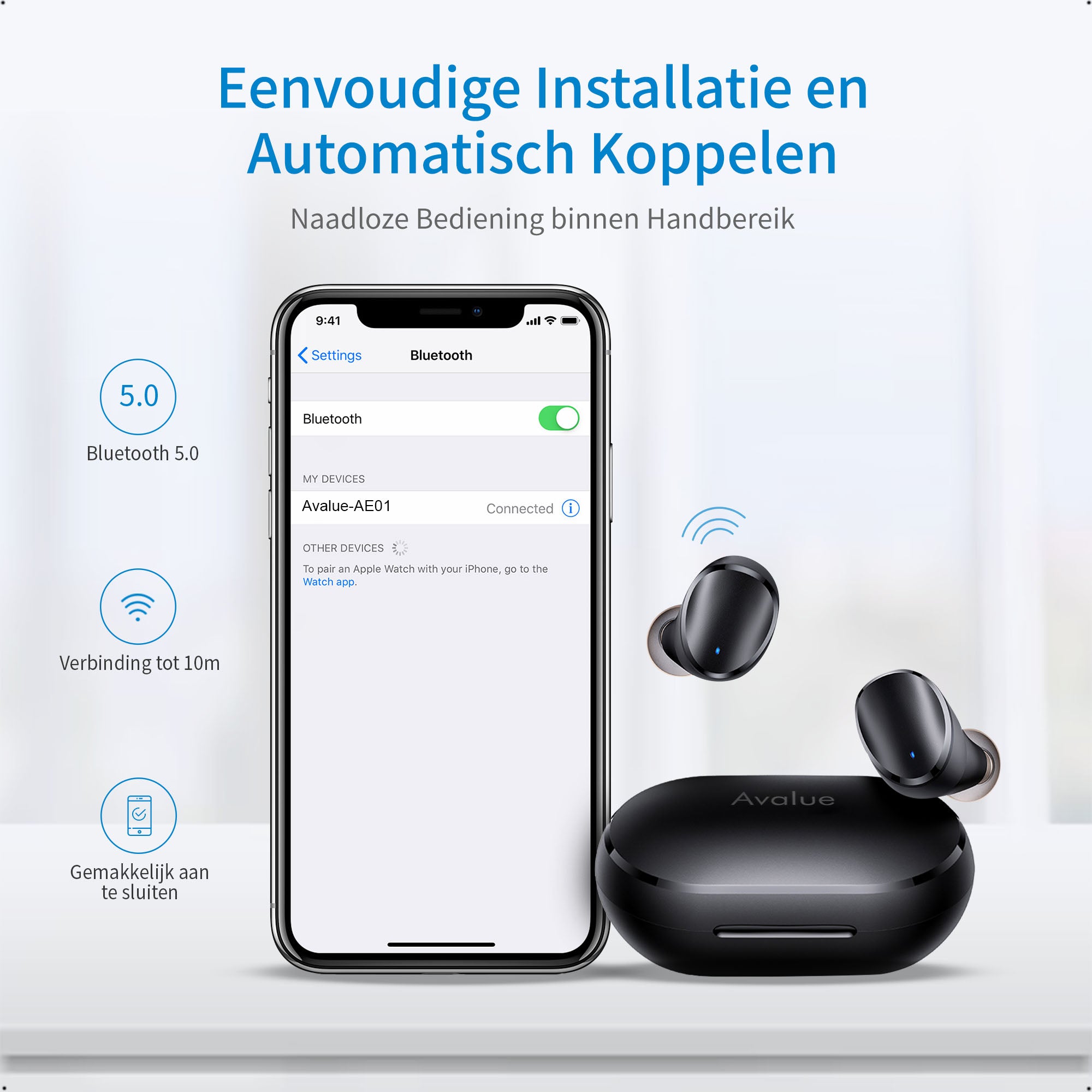 Avalue Draadloze Oordopjes