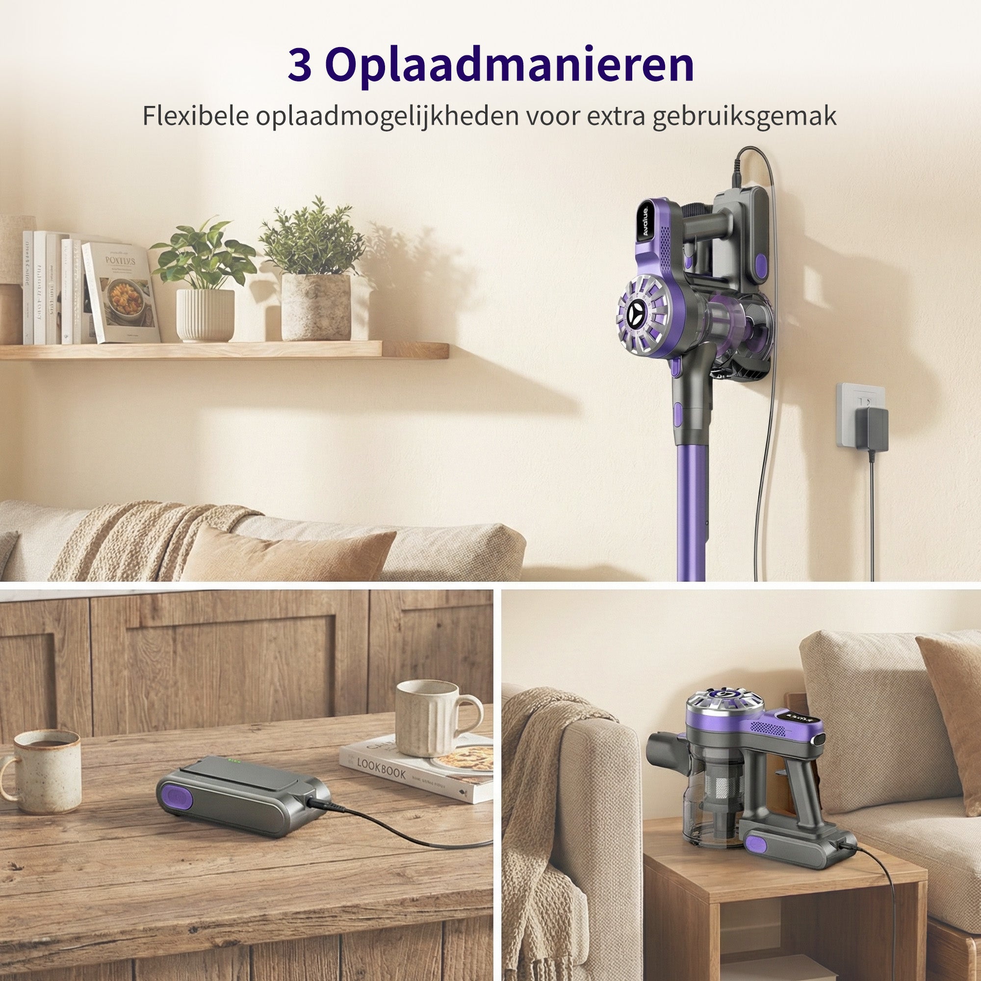 Avalue 6-in-1 Draadloze Stofzuiger