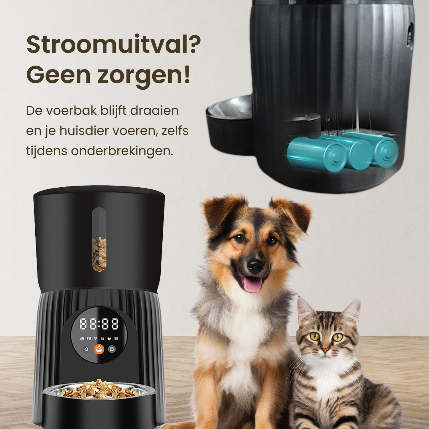 PetDog WIFI Automatische Voerbak met App