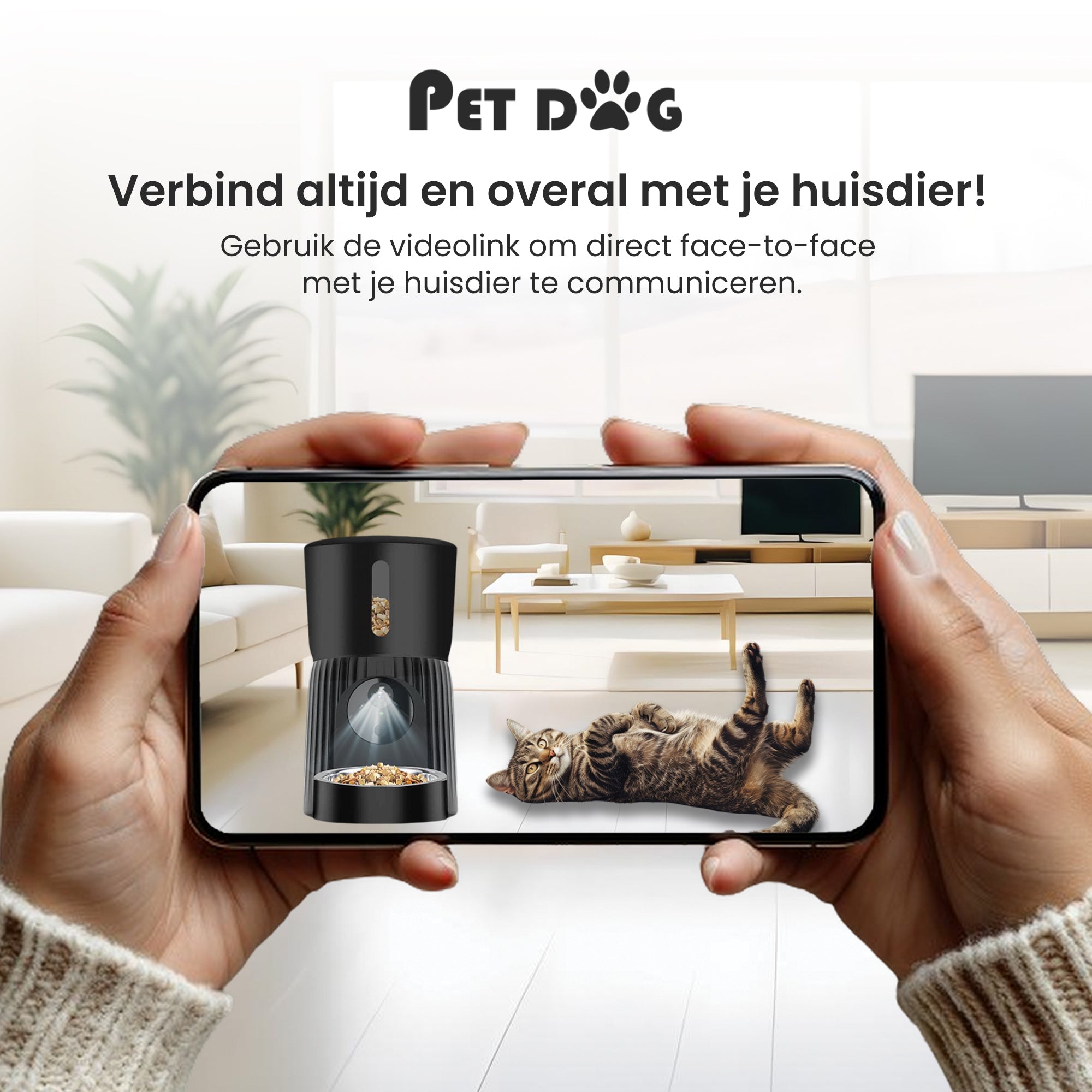 PetDog WIFI Automatische Voerbak met Camera & App