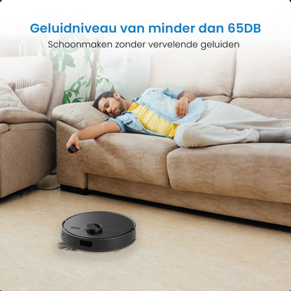 Avalue LiDAR Robotstofzuiger & Dweil