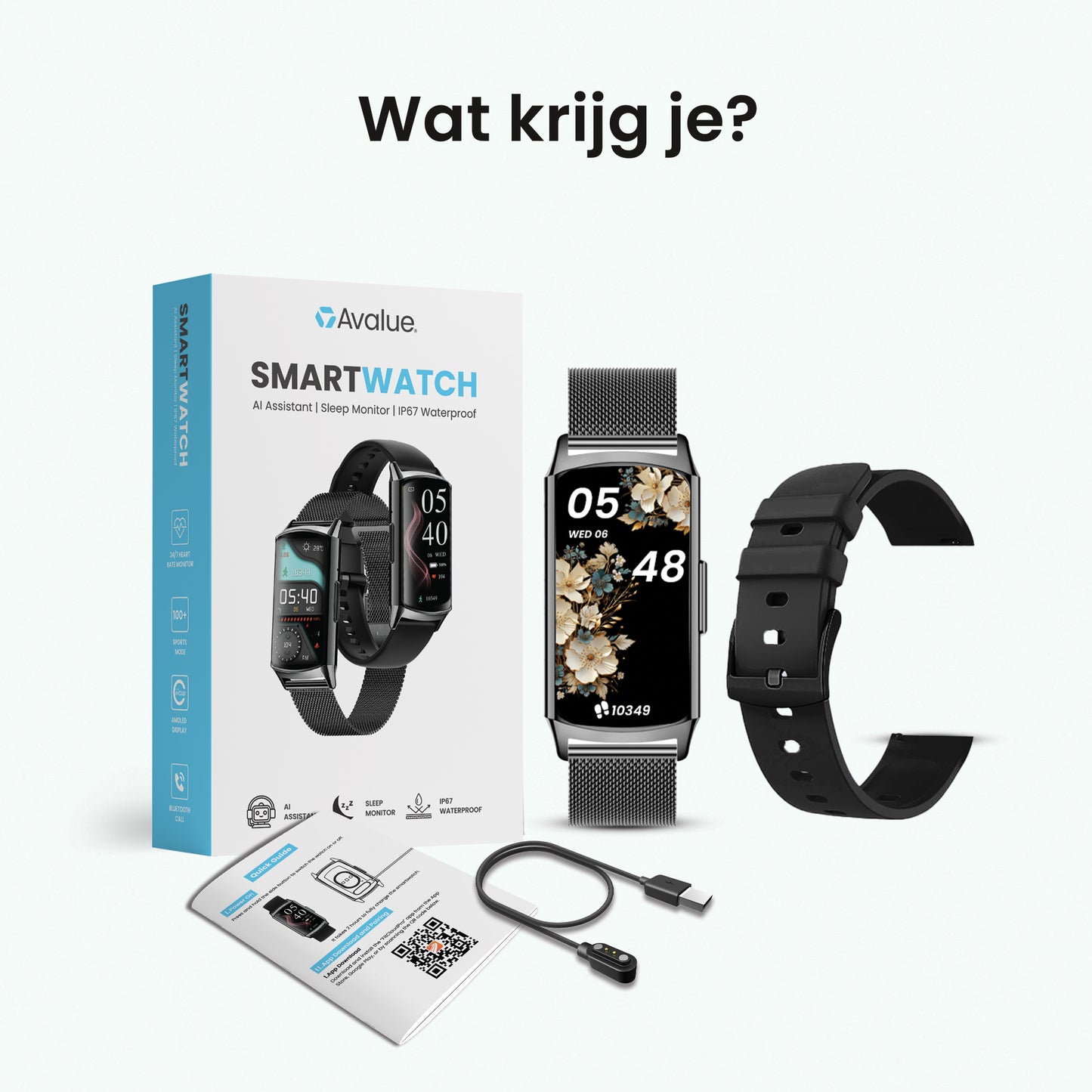 Avalue Luxe AMOLED Smartwatch