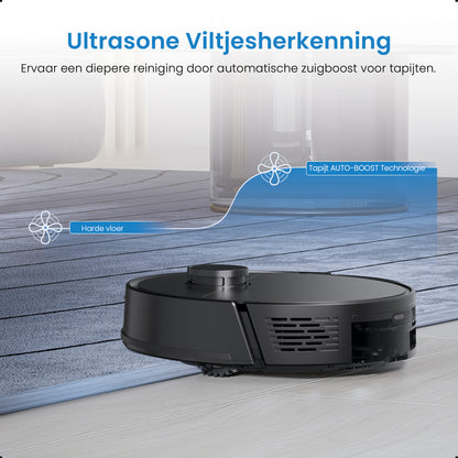 Avalue LiDAR Robotstofzuiger & Dweil